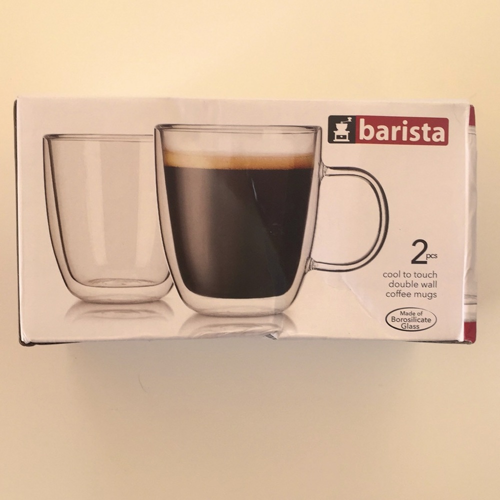 Home Essentials Barista 2pc. Coffee Mugs